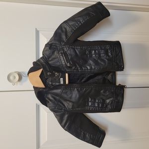 18m Faux Leather Coat
